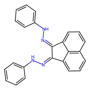N-[[2-(Phenylhydrazinylidene)acenaphthen-1-ylidene]amino]aniline structure
