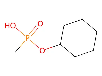 Cyclohexyl methylphosphonic acid structure