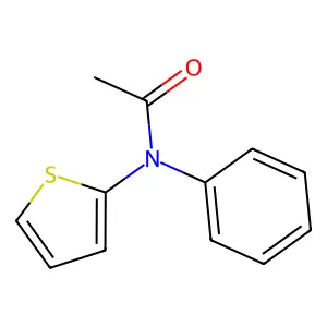 Acetanilide, N-2-thienyl- structure