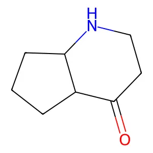 rac-(4aR,7aS)-octahydro-1H-cyclopenta[b]pyridin-4-one structure