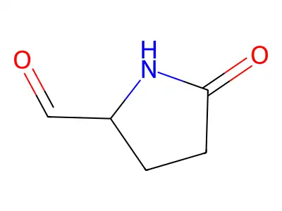 5-Oxopyrrolidine-2-carbaldehyde structure