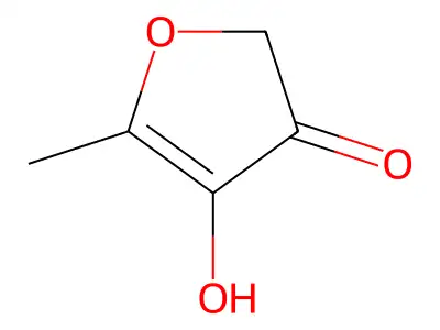 4-Hydroxy-5-methyl-3(2H)-furanone structure