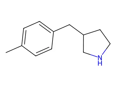3-((4-Methylphenyl)methyl)pyrrolidine structure