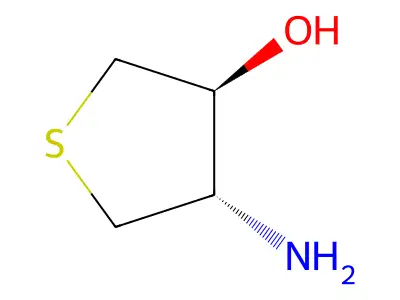 (3S,4S)-4-aminothiolan-3-ol structure