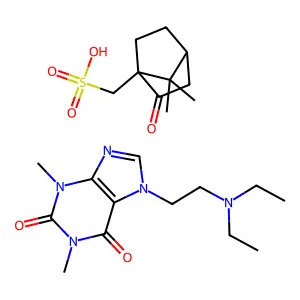 Etamiphylline camsylate structure