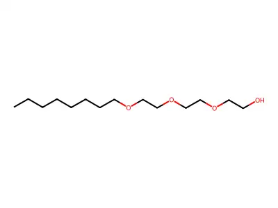 N-Octyl(oxyethylene)(3)ethanol structure