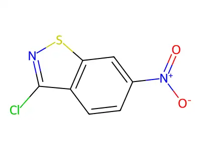 1,2-Benzisothiazole, 3-chloro-6-nitro- structure