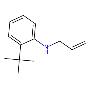 Benzenamine, 2-(1,1-dimethylethyl)-N-2-propenyl- structure