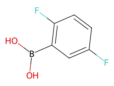 (2,5-Difluorophenyl)boronic acid structure