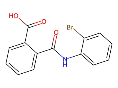 2-[(2-bromophenyl)carbamoyl]benzoic Acid structure