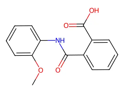 2'-Methoxyphthalanilic acid structure