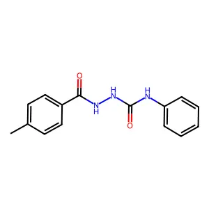 1-[(4-Methylbenzoyl)amino]-3-phenylurea structure