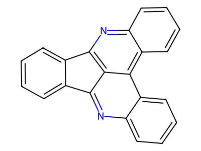 Dibenz(c,f)indeno(1,2,3-ij)(2,7)naphthyridine structure