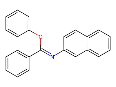N-(alpha-Phenoxybenzylidene)-2-naphthylamine structure