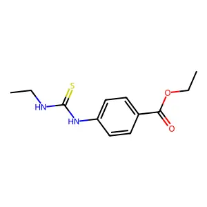 Ethyl 4-[(ethylcarbamothioyl)amino]benzoate structure