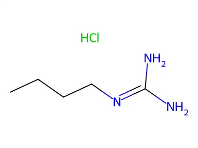 Butylguanidine monohydrochloride structure