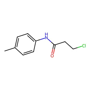 3-chloro-N-(4-methylphenyl)propanamide structure