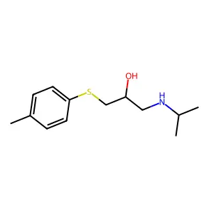 2-Propanol, 1-(isopropylamino)-3-(p-tolylthio)- structure
