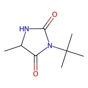 3-Tert-butyl-5-methylimidazolidine-2,4-dione structure