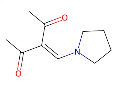 3-(Pyrrolidin-1-ylmethylene)pentane-2,4-dione structure