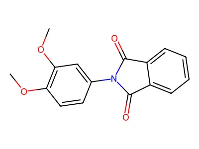 2-(3,4-dimethoxyphenyl)-1H-isoindole-1,3(2H)-dione structure