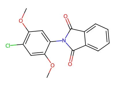2-(4-Chloro-2,5-dimethoxyphenyl)isoindole-1,3-dione structure