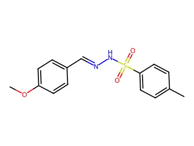 N-[(4-methoxyphenyl)methylideneamino]-4-methylbenzenesulfonamide structure