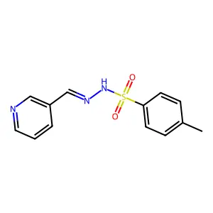 4-Methyl-N-(3-pyridylmethyleneamino)benzenesulfonamide structure