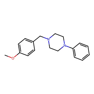 1-(4-Methoxybenzyl)-4-phenylpiperazine structure