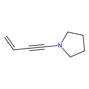 Pyrrolidine, 1-(1-buten-3-ynyl)- structure