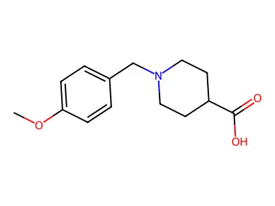 1-(4-Methoxybenzyl)piperidine-4-carboxylic acid structure