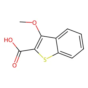 3-甲氧基苯并(b)噻吩-3-甲酸 structure