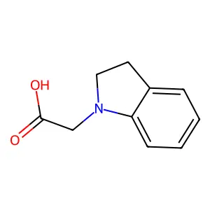 2-(Indolin-1-yl)acetic acid structure