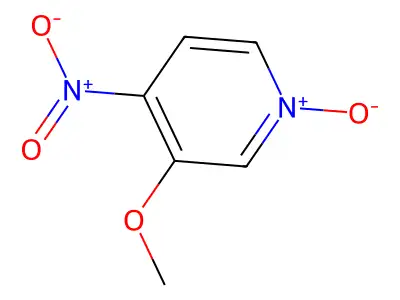 4-Methoxy-3-nitro-1-oxidopyridin-1-ium structure