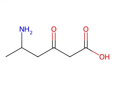5-氨基-3-氧己酸 structure