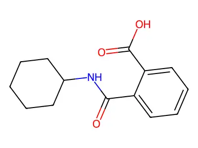 2-(cyclohexylcarbamoyl)benzoic Acid structure