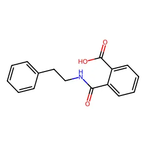 2-[(2-Phenylethyl)carbamoyl]benzoic acid structure