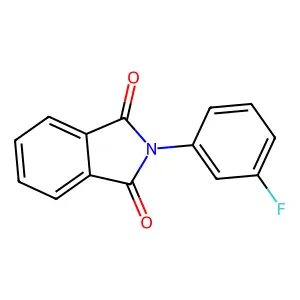 2-(3-Fluorophenyl)isoindoline-1,3-dione structure