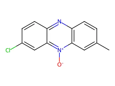 3-Chloro-7-methylphenazin-5-ium-5-olate structure