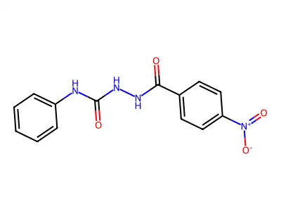 1-[(4-Nitrobenzoyl)amino]-3-phenylurea structure