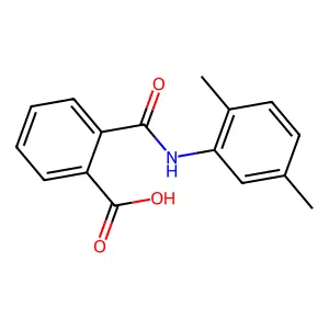 2',5'-Dimethylphthalanilic acid structure