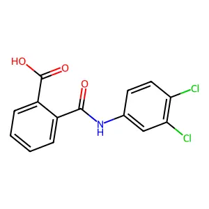 3',4'-Dichlorophthalanilic acid structure