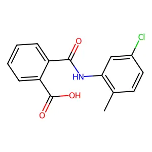 2-[(5-Chloro-2-methylphenyl)carbamoyl]benzoic acid structure