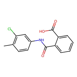 3'-Chloro-4'-methylphthalanilic acid structure