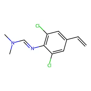 Methanimidamide, N'-(2,6-dichloro-4-ethenylphenyl)-N,N-dimethyl- structure