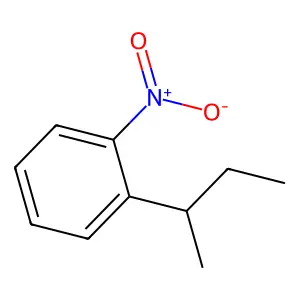 1-(1-甲基丙基)-2-硝基苯 structure