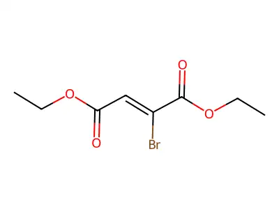 Diethyl 2-bromobut-2-enedioate structure