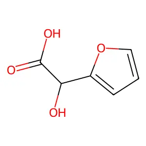 α-羟基-2-呋喃乙酸 structure