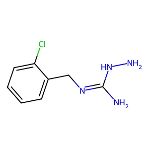 N-[(2-Chlorophenyl)methyl]hydrazinecarboximidamide structure