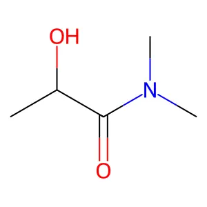 2)-2-羟基-N,N-二甲基丙酰胺 structure